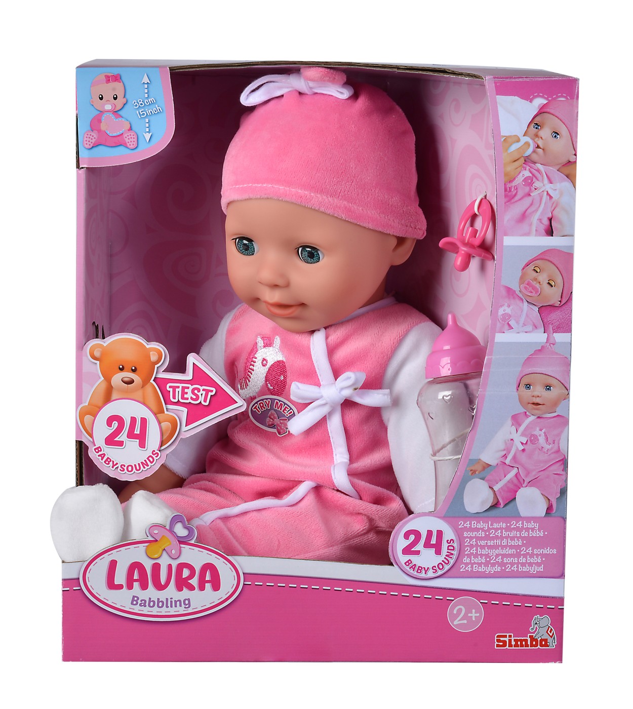 Laura Babbling Bebelus 38CM