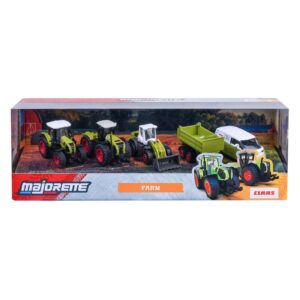 Majorette Class Set 5 Vehicule Agricole Metalice Farm 7.5CM