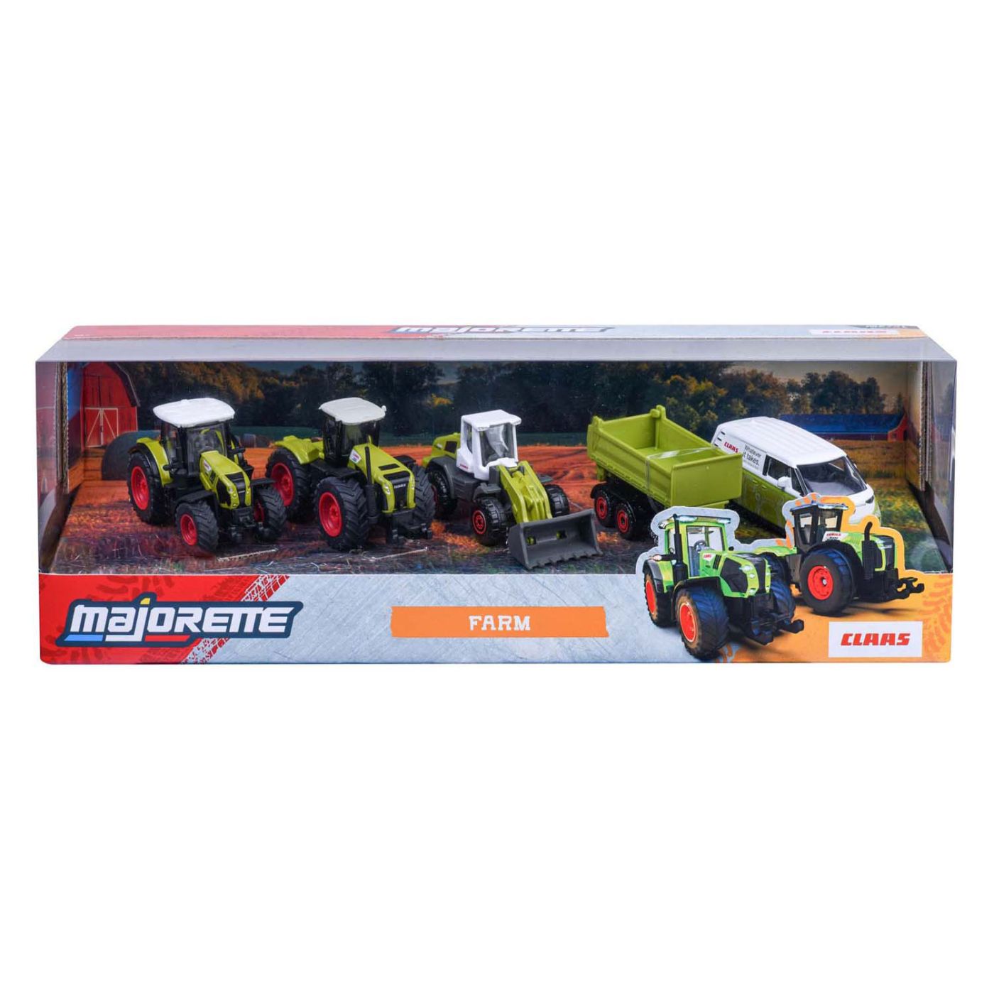 Majorette Class Set 5 Vehicule Agricole Metalice Farm 7.5CM