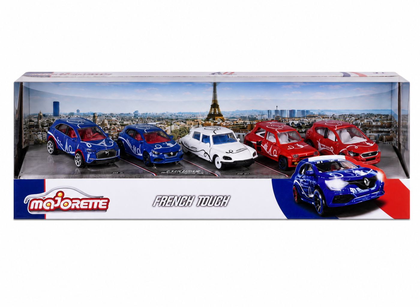 Majorette French Touch Set 5 Masinute Metalice Scara 1:64