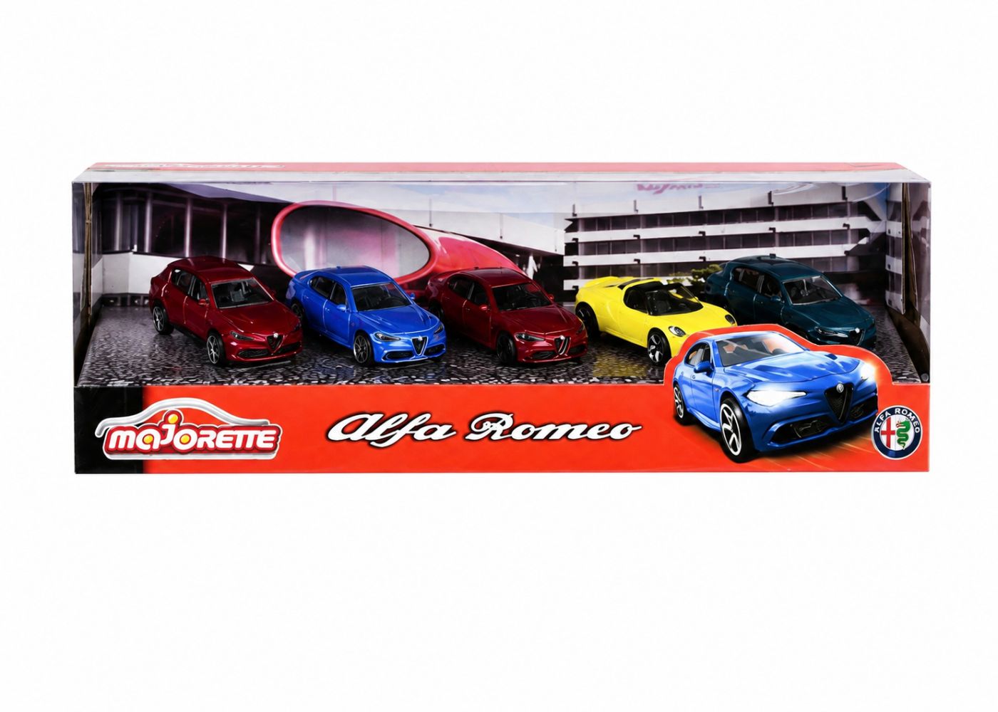 Majorette Masinute Metalice Set 5 Masini Alfa Romeo
