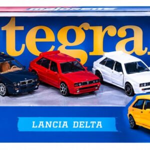 Majorette Set 5 Masinute Metalice Lancia Delta Scara 1 La 64