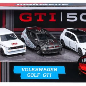 Majorette Set 5 Masinute Metalice Volkswagen Golf Gti Scara 1 La 64