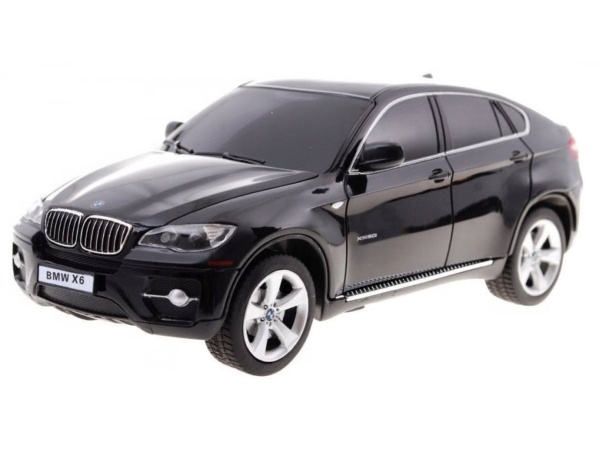 Masina Cu Telecomanda BMW X6 Negru Cu Scara 1 La 24