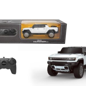 Masina Cu Telecomanda Hummer Ev Alb Cu Scara 1 La 24