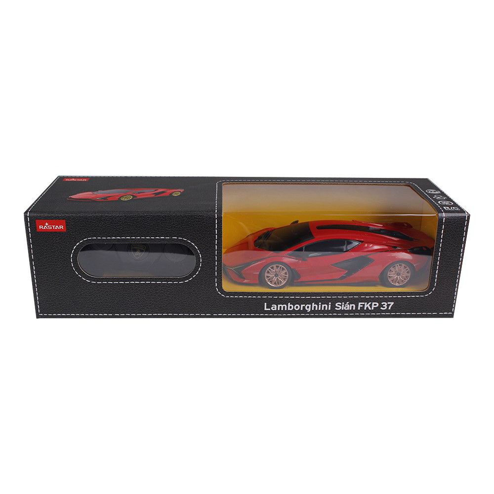 Masina Cu Telecomanda Lamborghini Sian Rosu Cu Scara 1 La 24