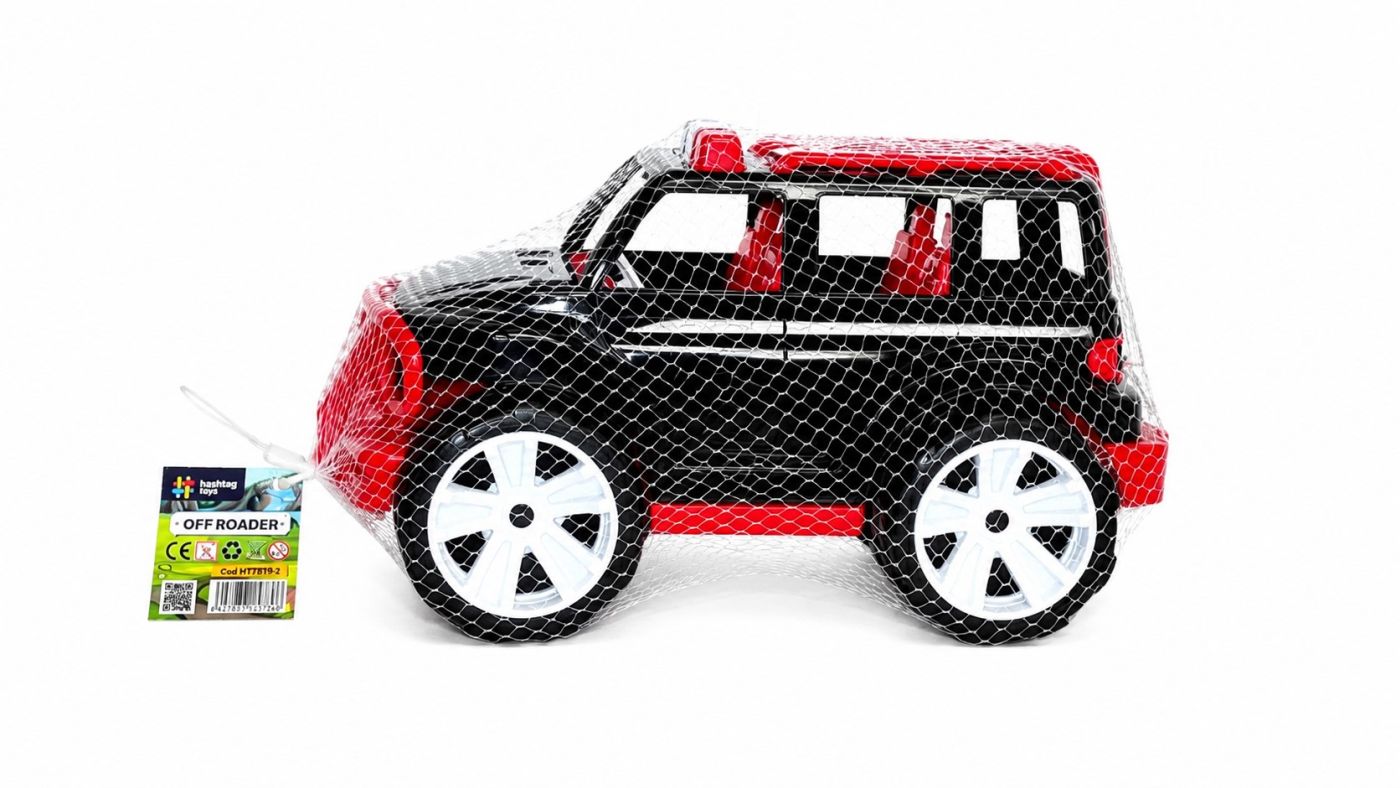 Masina Jeep Off Roader Negru Rosu 32CM