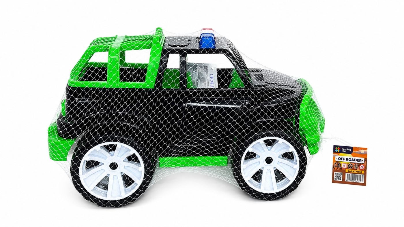 Masina Jeep Off Roader Negru Verde 39CM