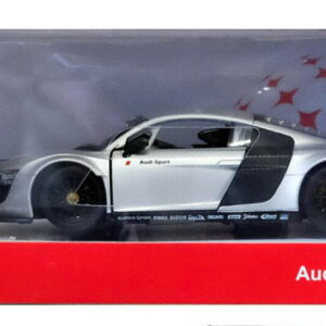 Masinuta Metalica Audi R8 Argintie Scara 1 La 24