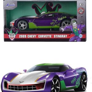 Masinuta Metalica Joker 2009 Chevy Corvette Stingray Scara 1 La 32