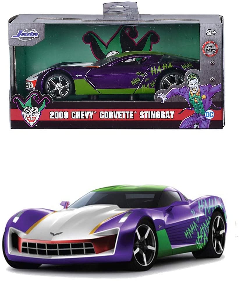 Masinuta Metalica Joker 2009 Chevy Corvette Stingray Scara 1 La 32