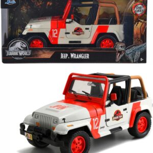 Masinuta Metalica Jurassic World 1992 Jeep Wrangler 1:24