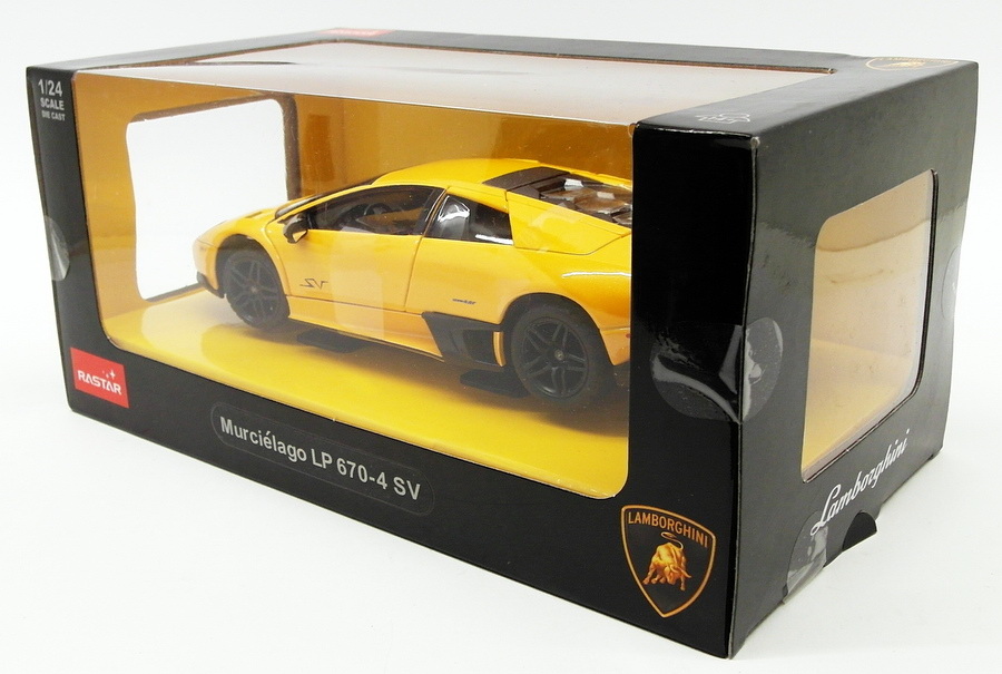 Masinuta Metalica Lamborghini Murcielago LP670-4 Galben Scara 1 La 24