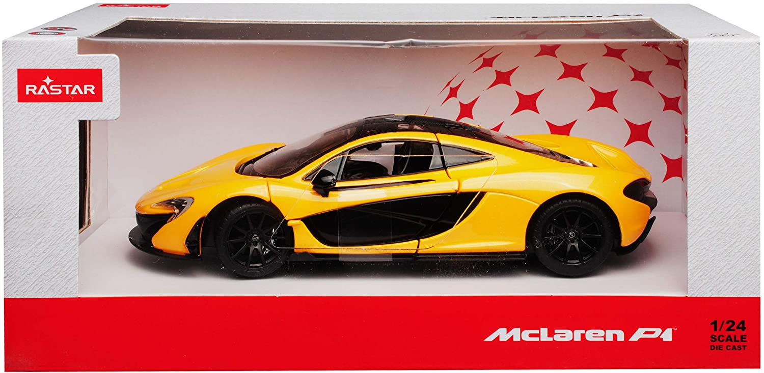 Masinuta Metalica McLAREN P1 Galben Scara 1 La 24