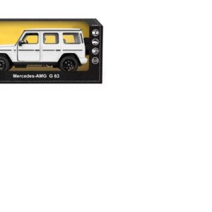 Masinuta Metalica Mercedes Amg G63 Alb Scara 1 La 24