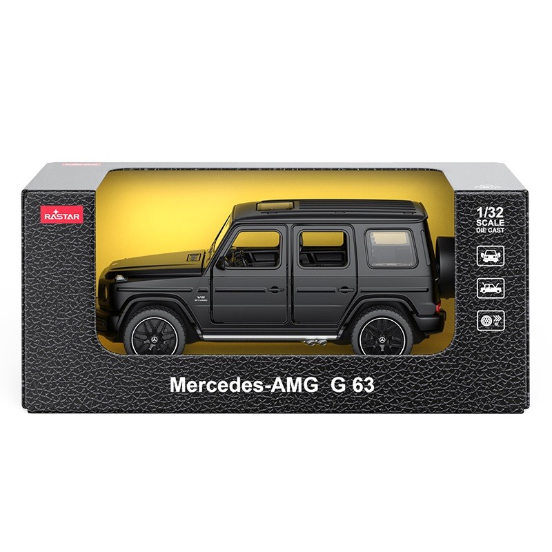 Masinuta Metalica Mercedes Benz Amg G63 Negru Scara 1 La 32