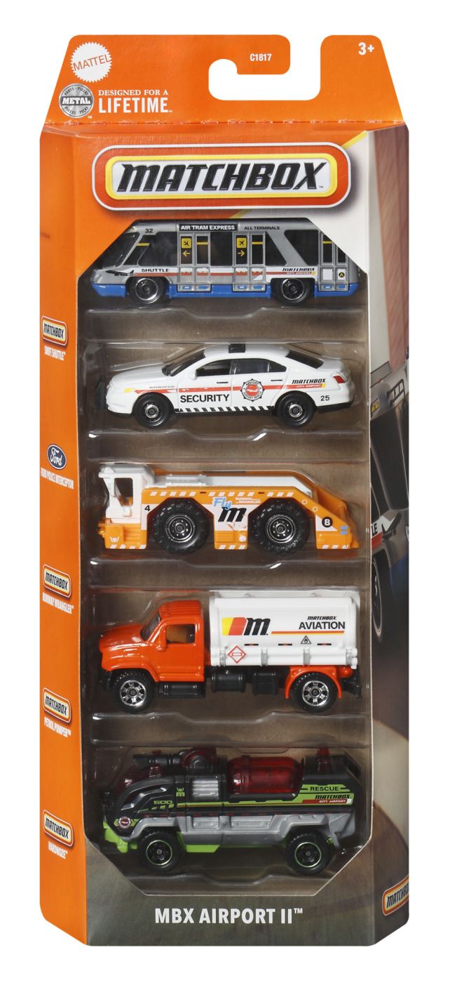 Matchbox Set 5 Masinute Metalice Mbx Airport Ii Scara 1 La 64