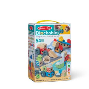 Melissa And Doug Set De Constructie Din Lemn Vehicule