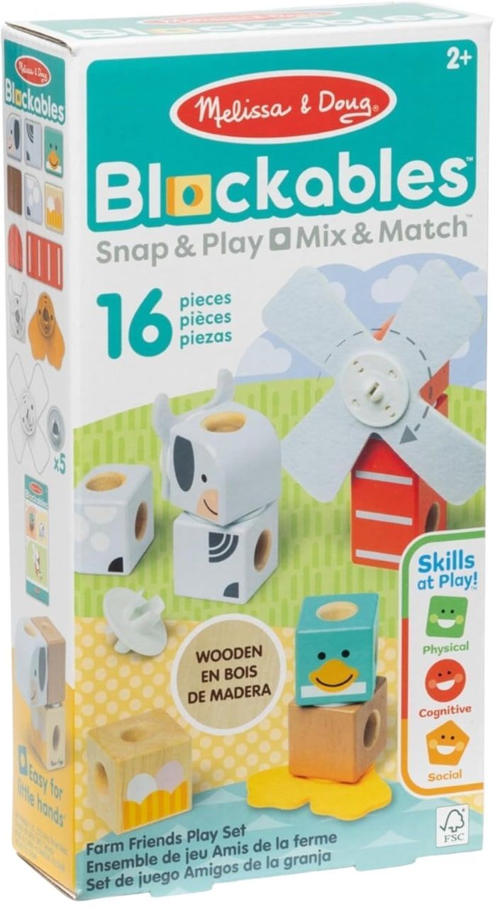 Melissa And Doug Set De Constructie Prietenii De La Ferma