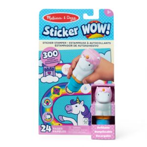 Melissa And Doug Sticker Wow Set De Joaca Autocolante Si Stampila Reincarcabila Unicorn