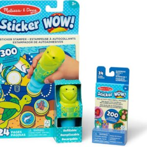 Melissa And Doug Sticker Wow Set De Joaca Autocolante Si Stampila Broasca Testoasa