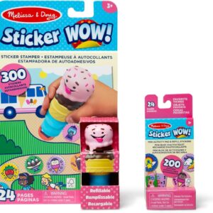 Melissa And Doug Sticker Wow Set De Joaca Autocolante Si Stampila Inghetata