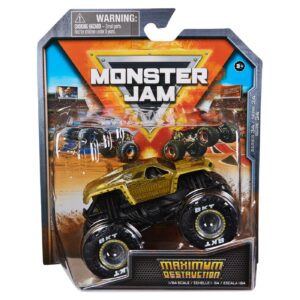 Monster Jam Masinuta Metalica Maximum Destruction Scara 1 La 64