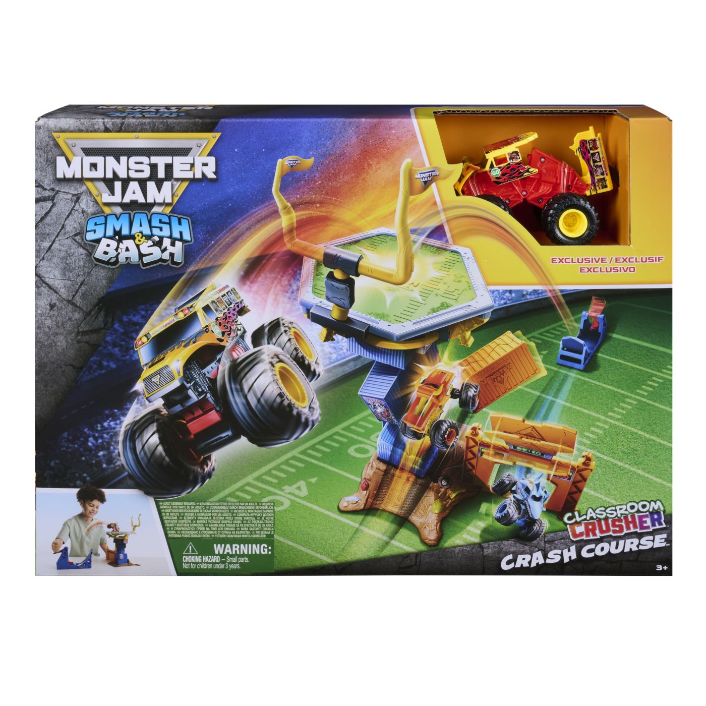 Monster Jam Smash And Bash Set De Joaca Crash Course