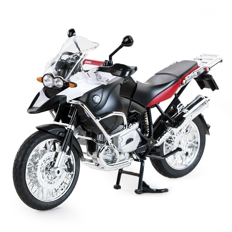 Motocicleta Metalica BMW RS1200 Gs Alba Scara 1 La 9