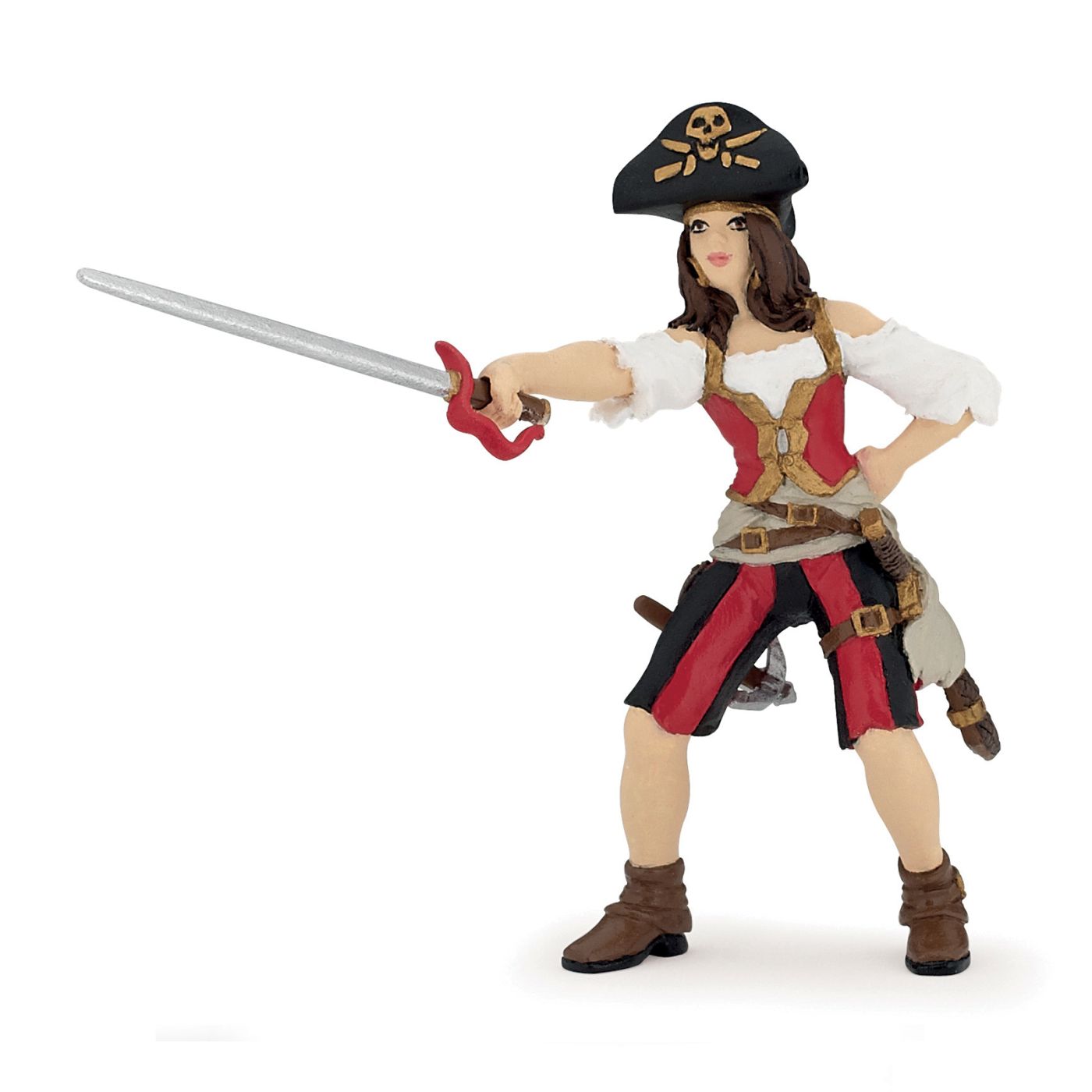 Papo Figurina Femeie Pirat Bruneta