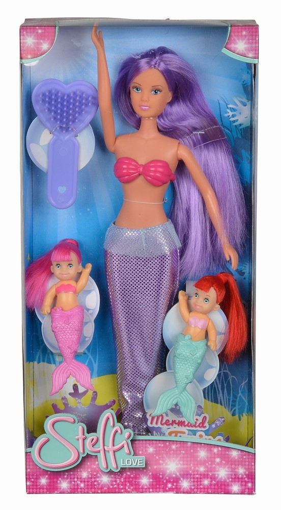 Papusa Steffi Sirena Cu Corp Mov