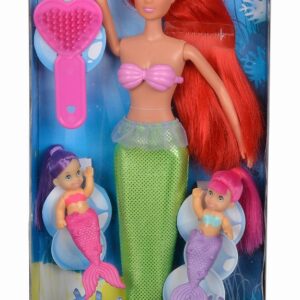 Papusa Steffi Sirena Cu Corp Verde