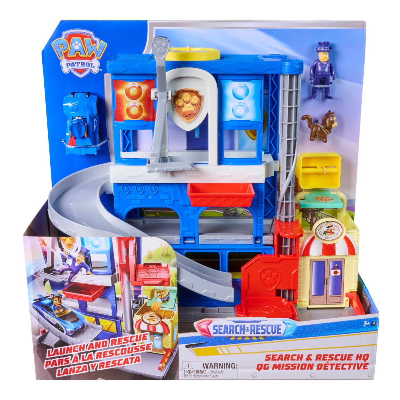 Patrula Catelusilor Cauta Si Salveaza Set De Joaca Cu Lansator Figurine Si Accesorii