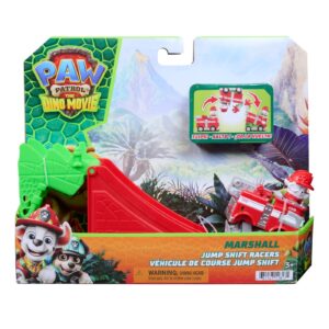 Patrula Catelusilor Filmul Cu Dinozauri Set Vehicul Cu Rampa Si Figurina Marshall