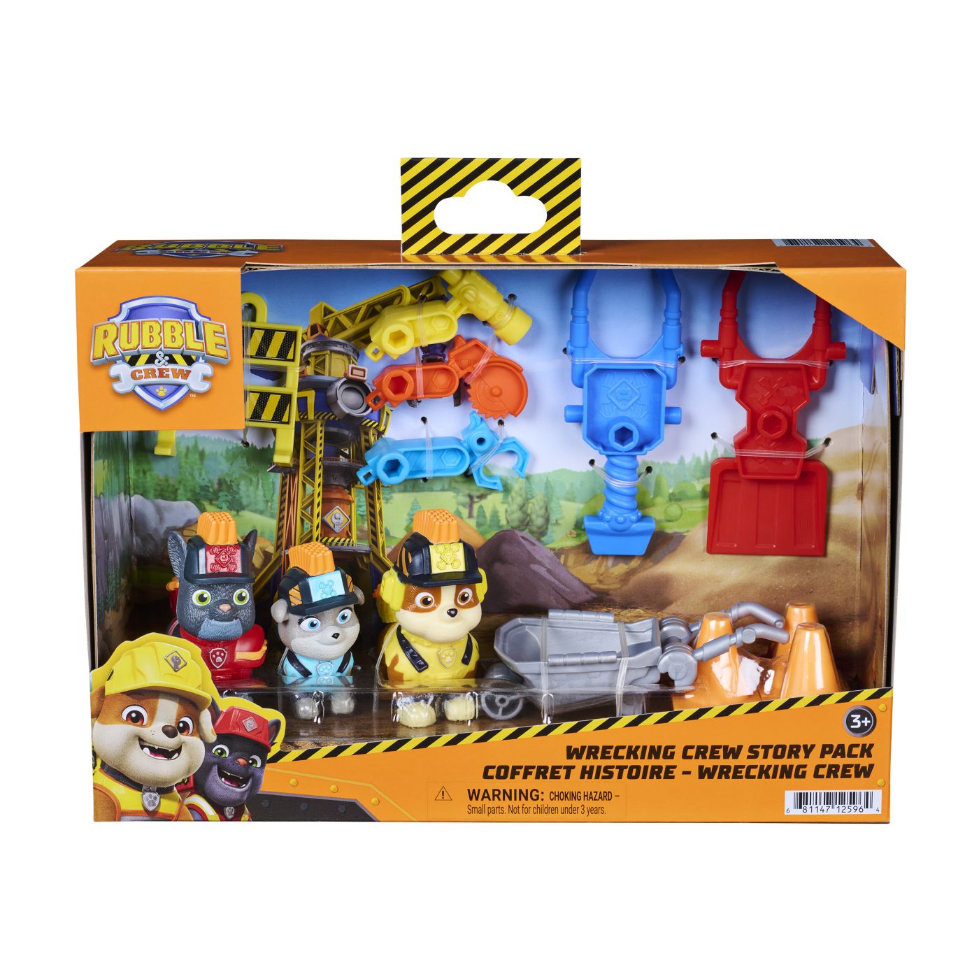 Patrula Catelusilor Rubble Si Echipa Set De Poveste Wrecking Crew