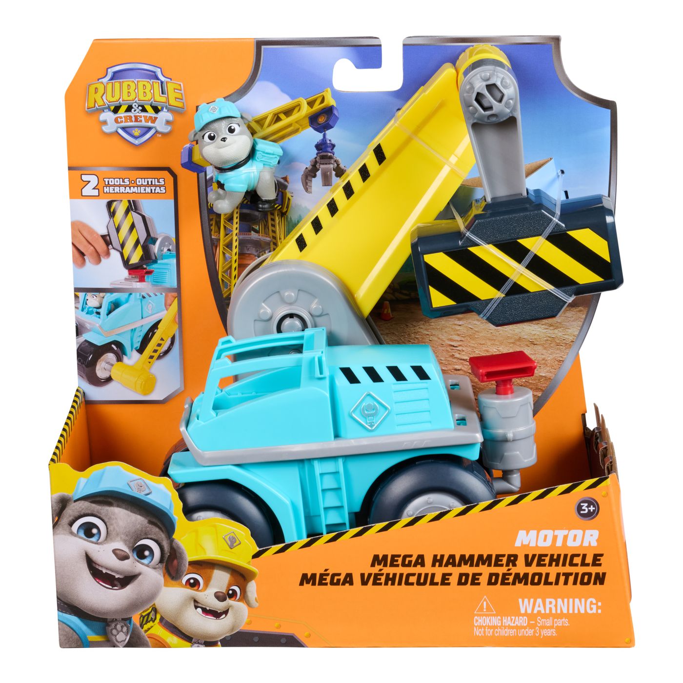 Patrula Catelusilor Rubble Si Echipa Vehicul Mega Hammer