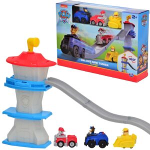 Patrula Catelusilor Set De Joaca Turn Mini Deluxe Cu Figurine Si Masinute