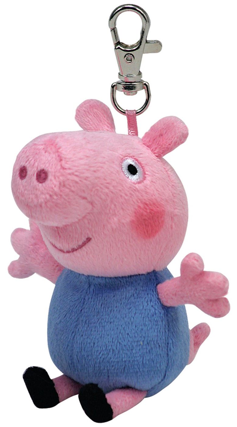 Plus Breloc Ty 8.5CM Beanie Bellies Peppa Pig George