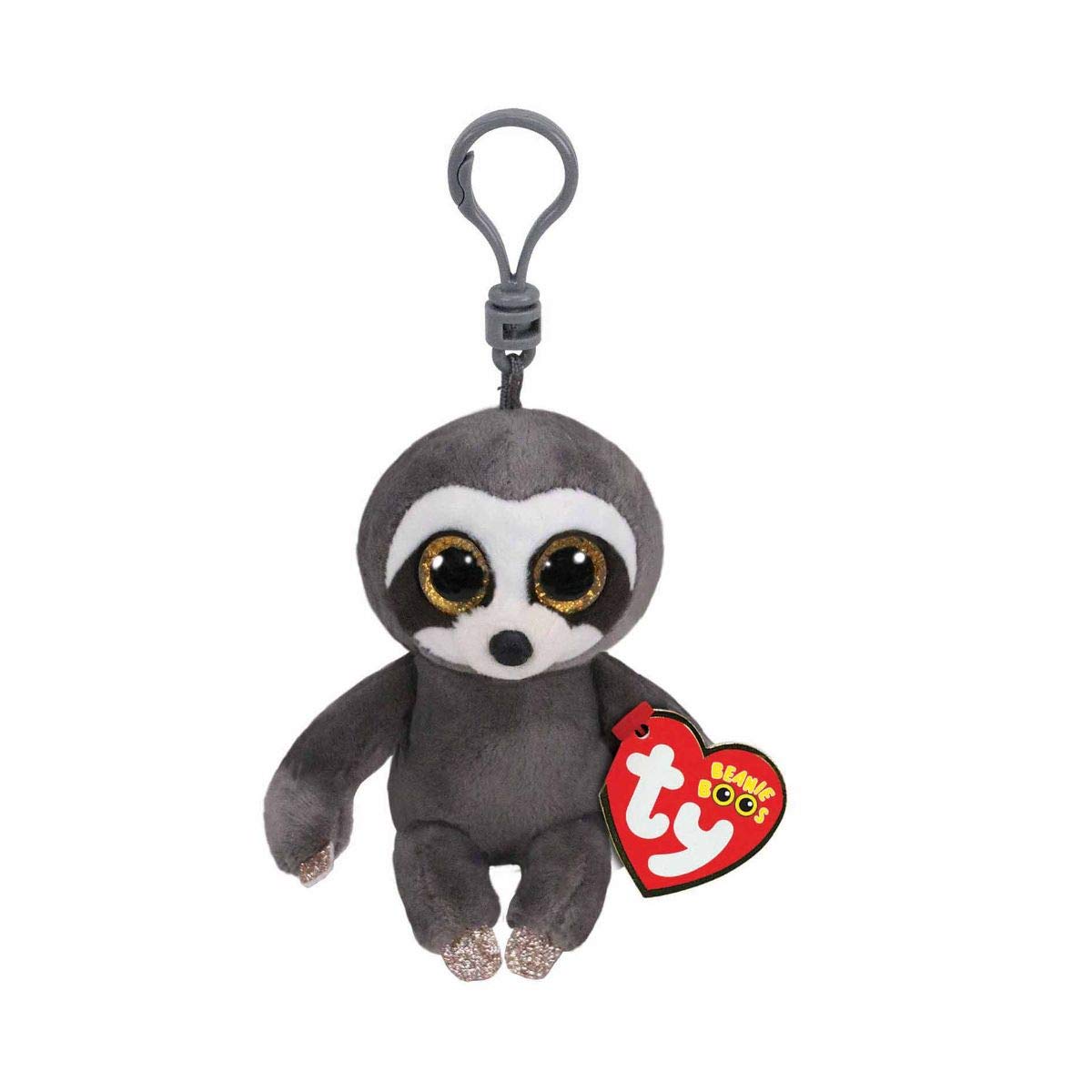 Plus Breloc Ty 8.5CM Boos Dangler Lenes Gri
