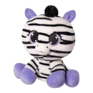 Plus Pisica Imprimeu Zebra Mov Lula 25CM