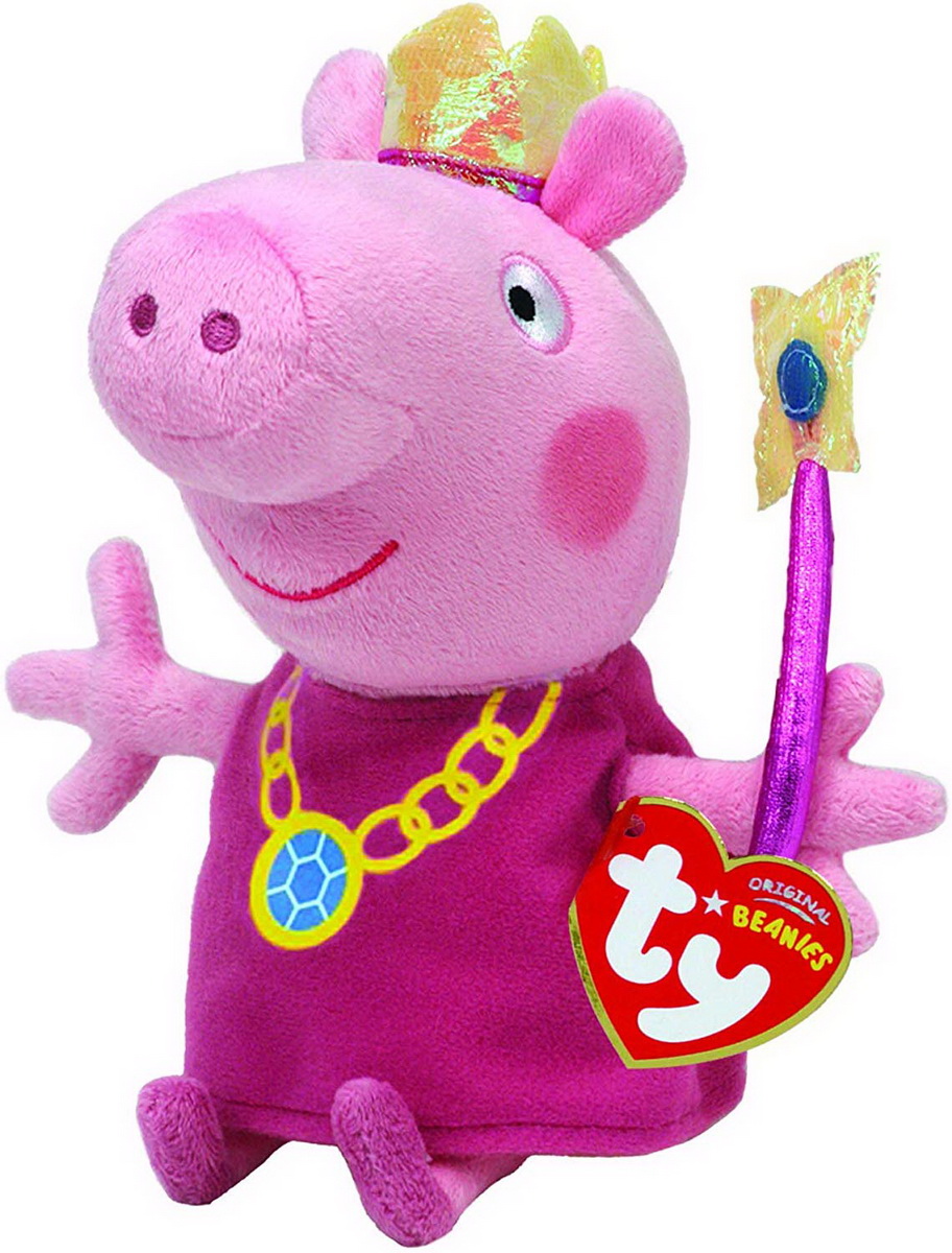 Plus Ty 15CM Peppa Pig Printesa