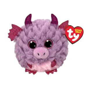 Plus Ty 8CM Beanie Balls Spark Dragonul Mov