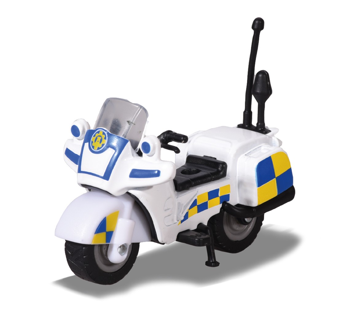 Pompierul Sam Vehicul Din Metal Motocicleta Scara 1 64