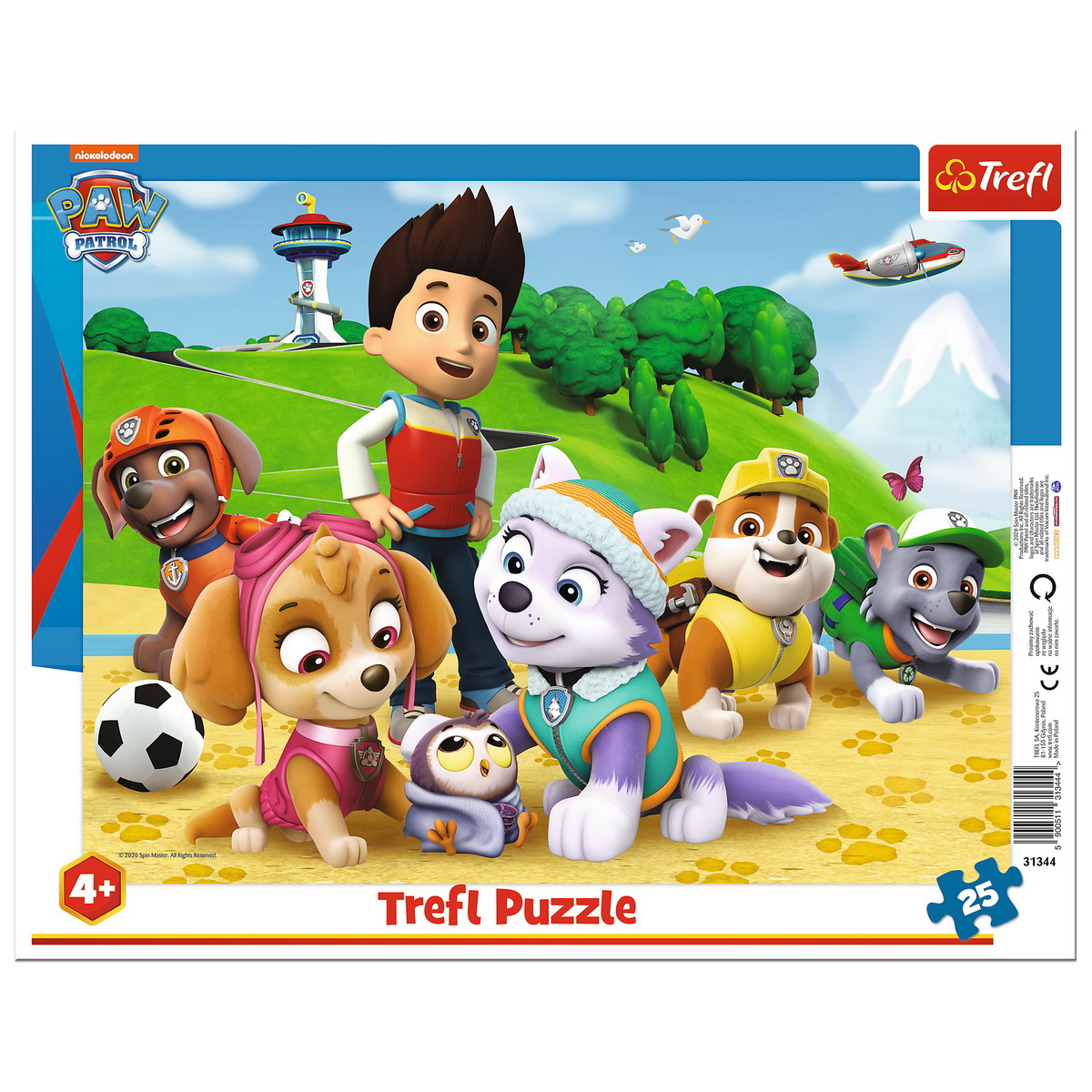 Puzzle 25 Plansa Patrula Catelusilor