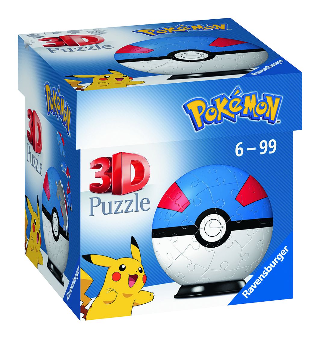 Puzzle 3D Glob Pokemon