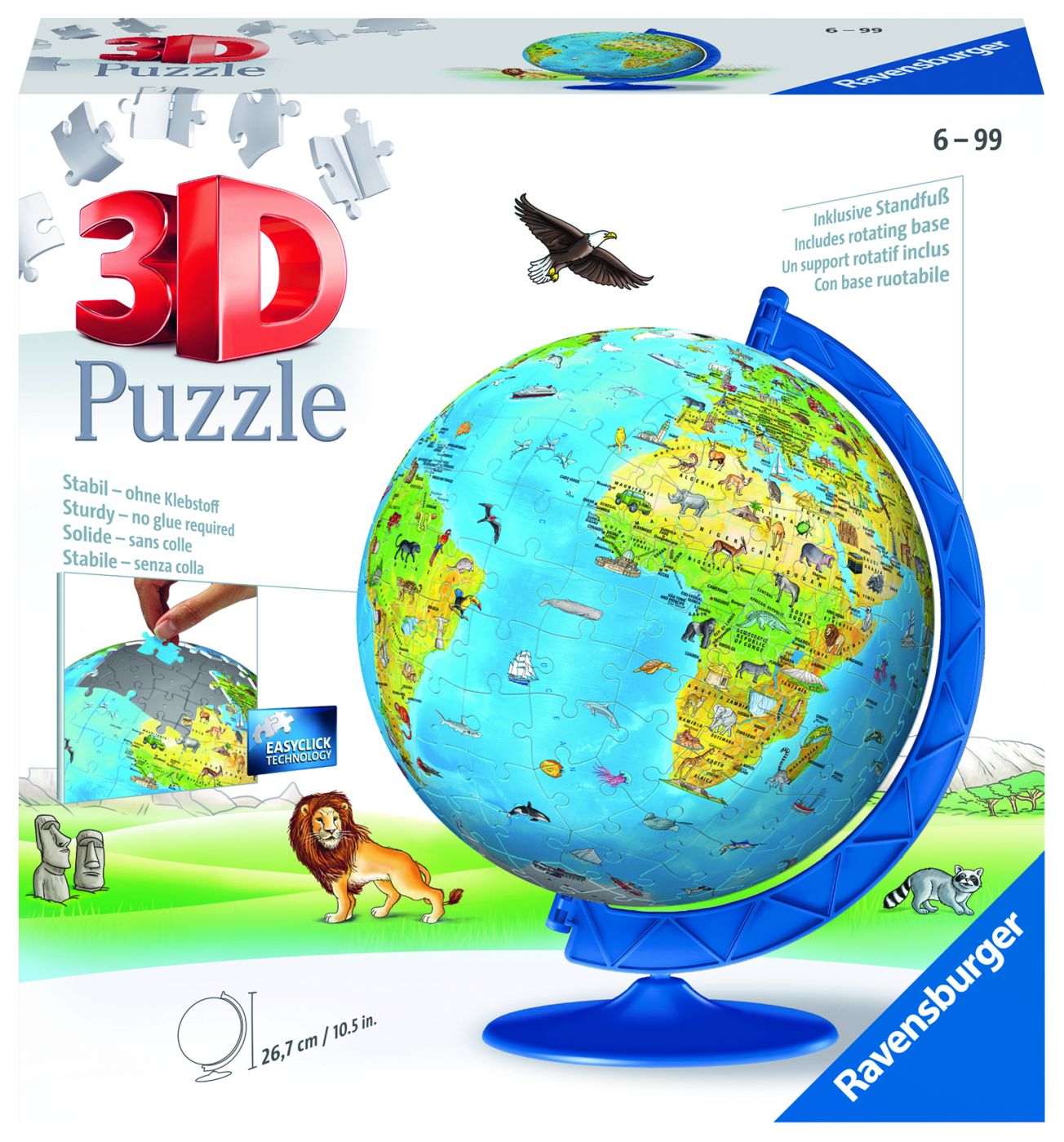 Puzzle 3D Globul Pamantesc