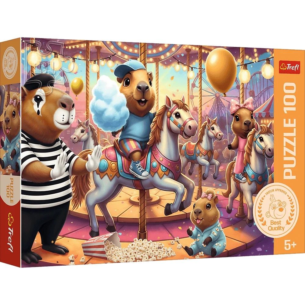 Puzzle Trefl 100 Capibara In Vacanta