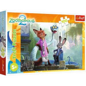 Puzzle Trefl 100 Disney Zootropolis Secretele Zootopia