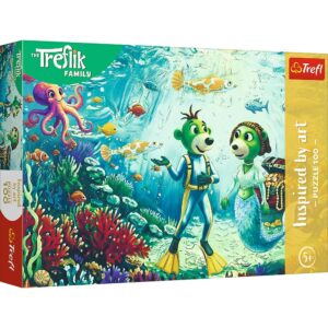 Puzzle Trefl 100 Familia Treflik Inspirat De Arta Magia Adancurilor