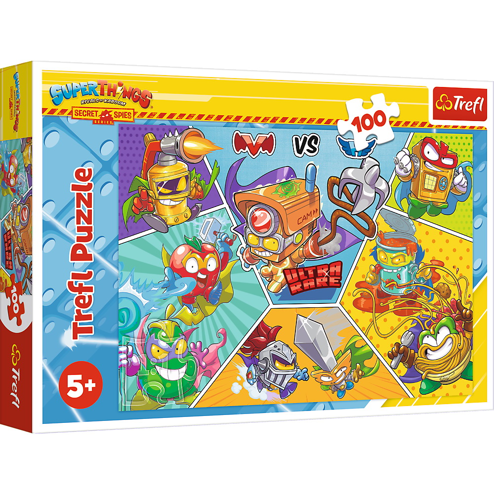 Puzzle Trefl 100 Spionii Secreti In Actiune